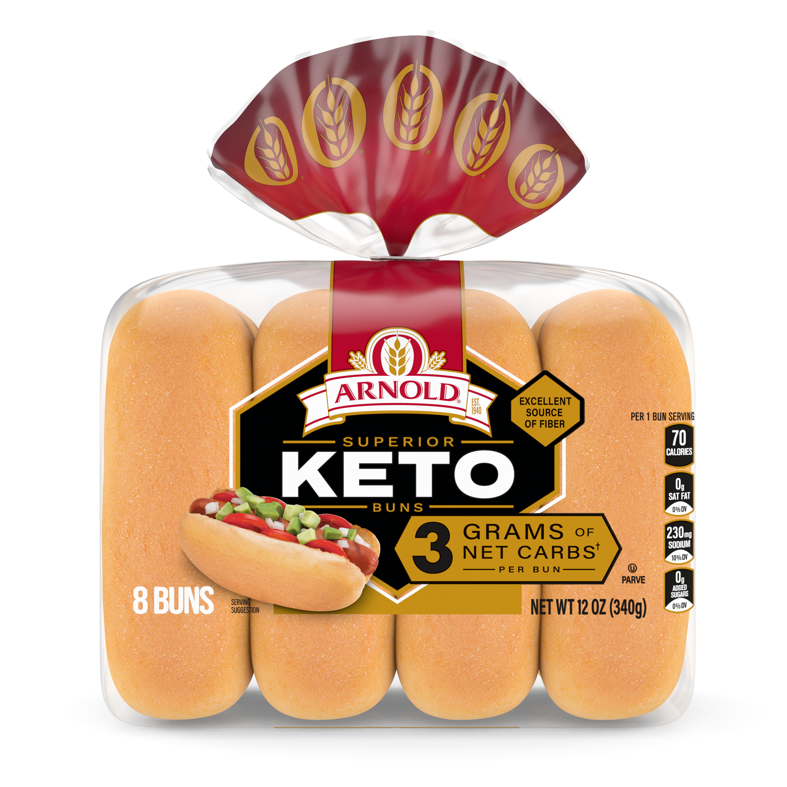 Arnold Keto Hotdog Pack Shot
