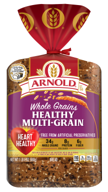 package of Arnold multigrain bread