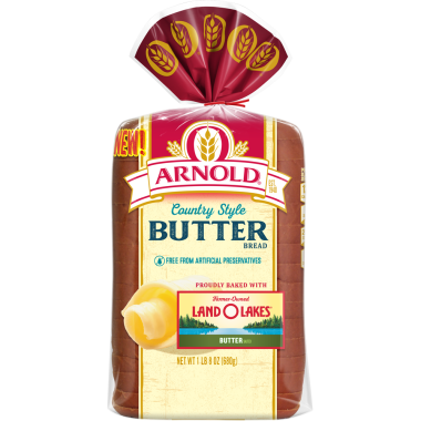 package of Arnold country style butter bread