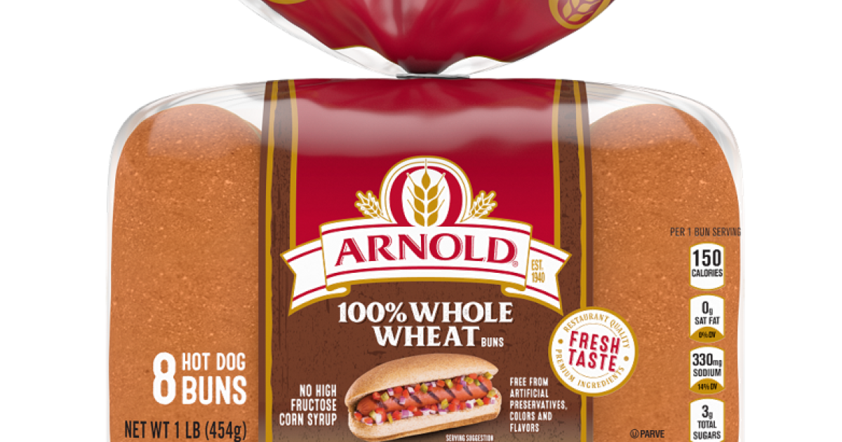 Arnold® Premium Breads | 100% Whole Wheat Rolls